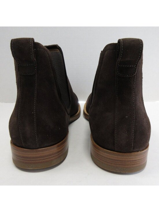 Brooks Brothers Boots 11.5 Suede Leather Chelsea Made In Italy NEW main image 8